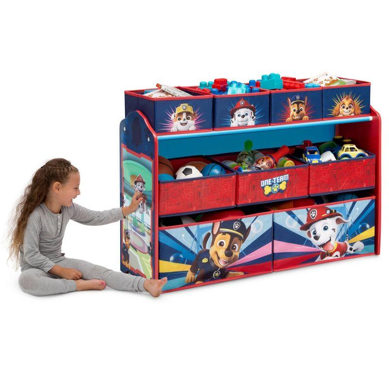 Delta Children PAW Patrol Deluxe 9 Bin Design and Store Toy Organizer