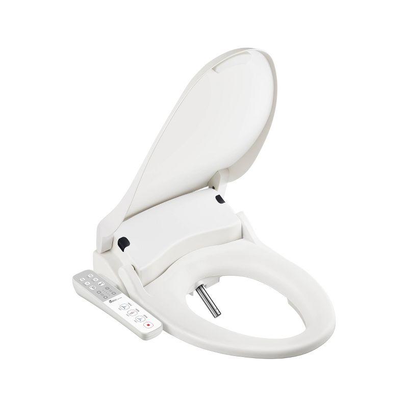 Slim One Bidet Round Toilet Seat White - Bio Bidet by Bemis