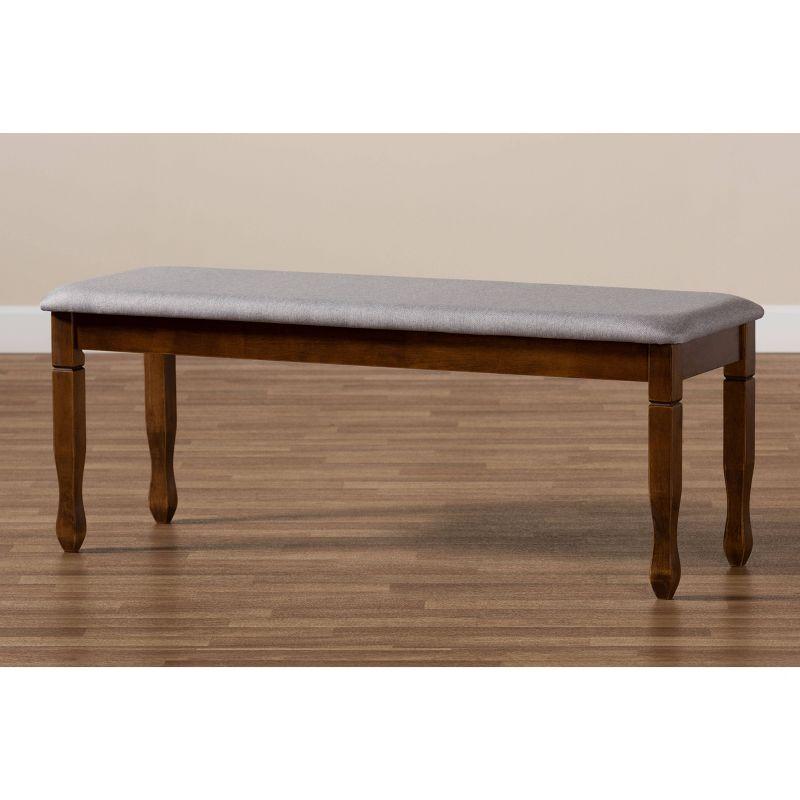 Aditi Polyester Upholstered Bench