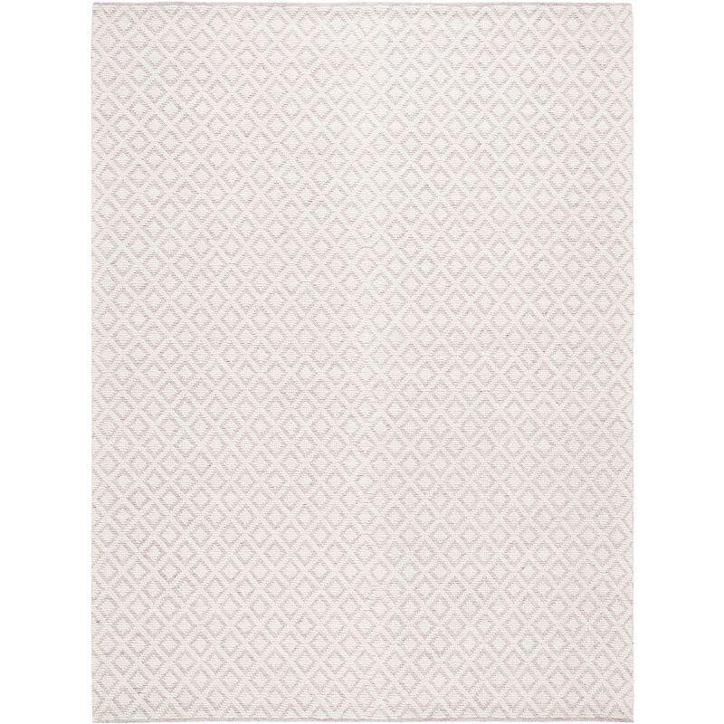 Vermont VRM304 Hand Woven Indoor Area Rug - Ivory/Red - 5'x8' - Safavieh