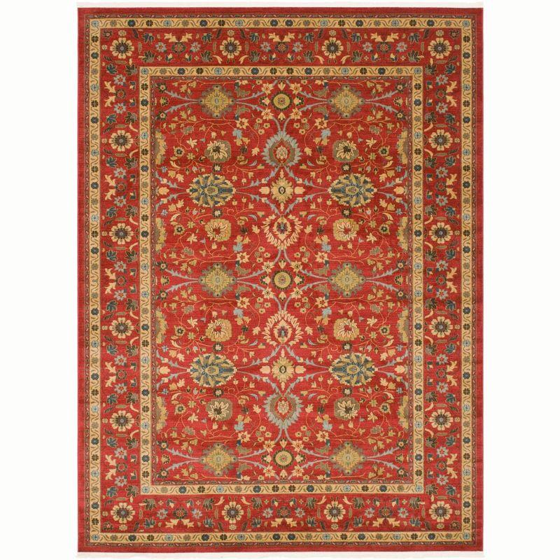 Unique Loom 10' 0 x 13' 1 Red Edinburgh Monroe Area Rug