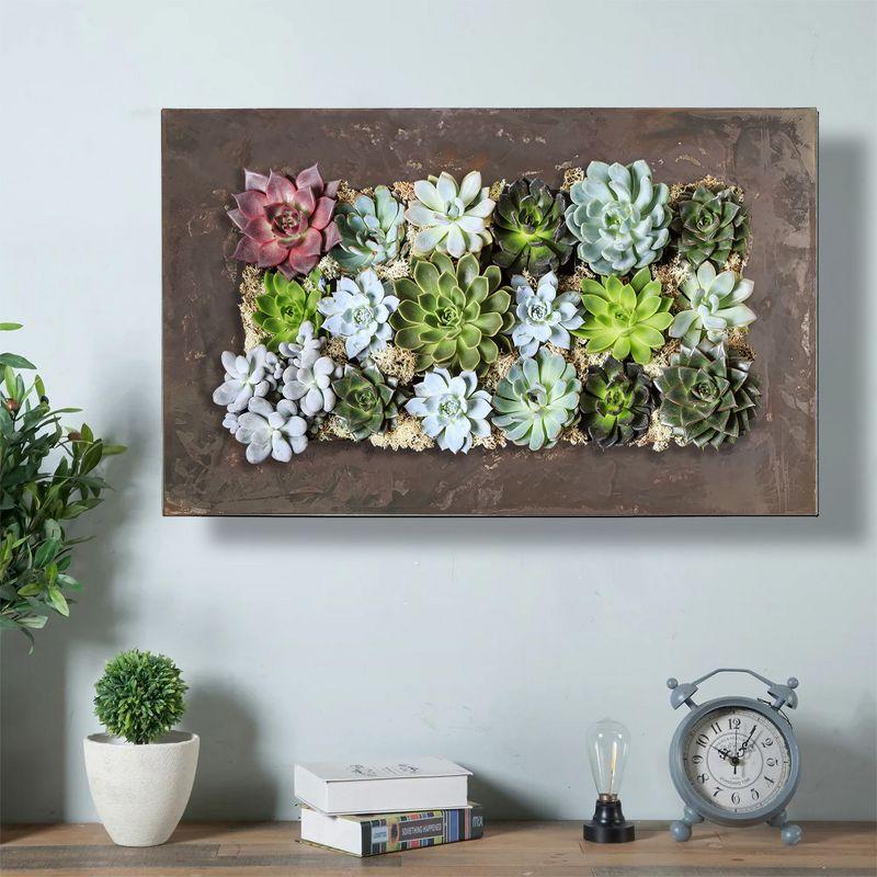 Modern Home Living Wall Galvanized Steel/Zinc Succulent Planter