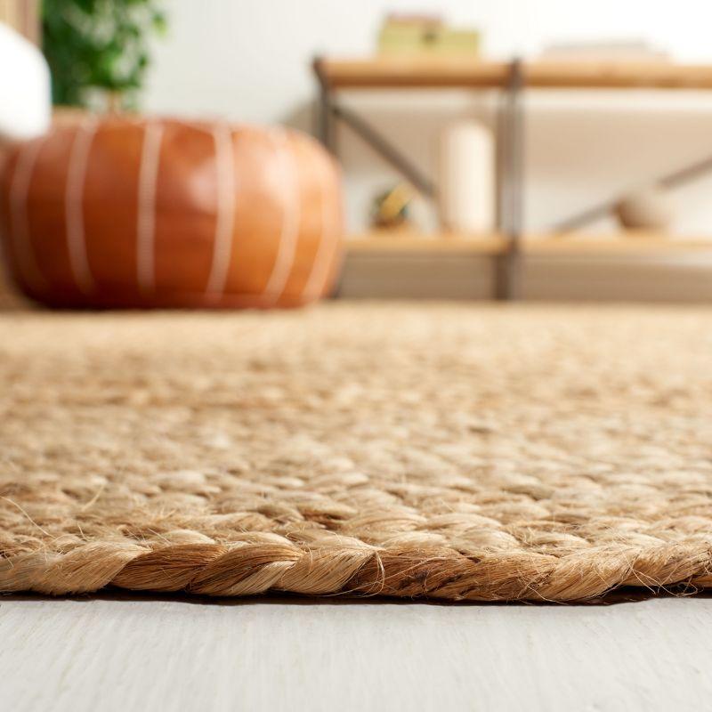 Natural Fiber NF801 Hand Woven Indoor Area Rug - Natural/Natural - 6'x9' Oval - Safavieh