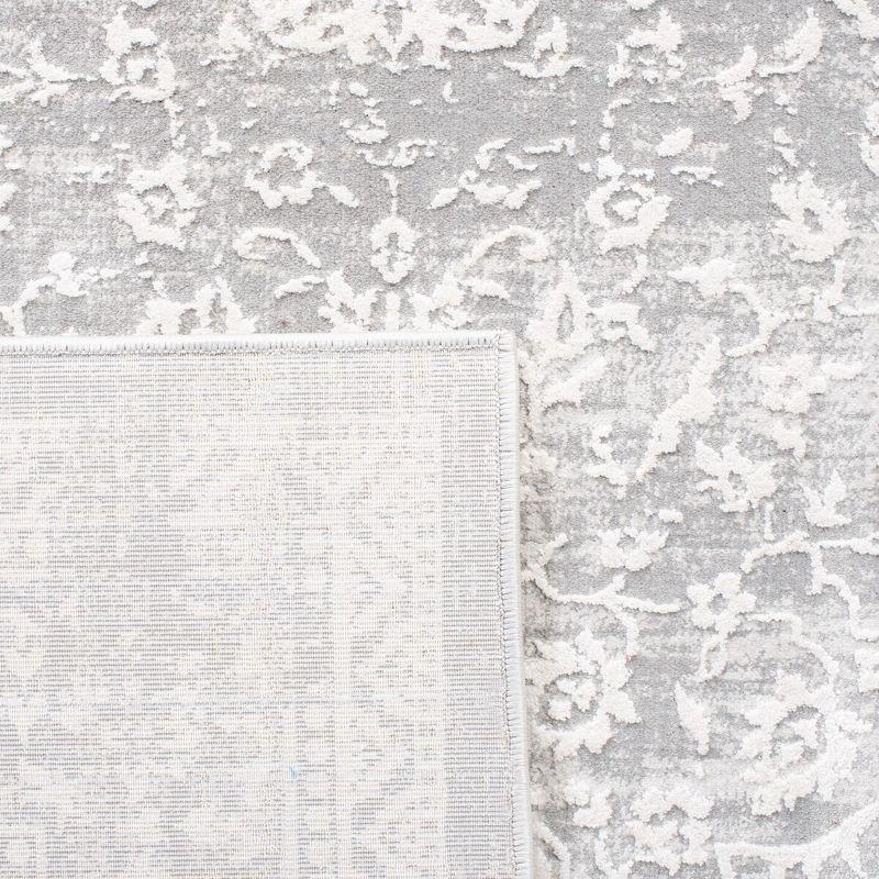 Princeton PRN712 Power Loomed Indoor Area Rug - Grey/Beige - 4'x6' - Safavieh.