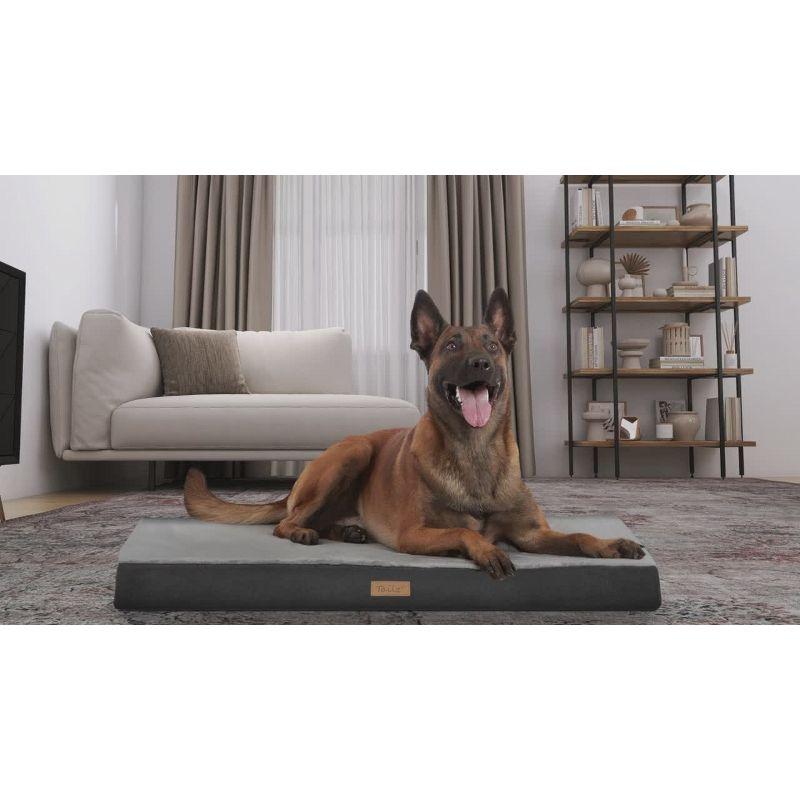 Orthopedic Faux Fur Pet Bed