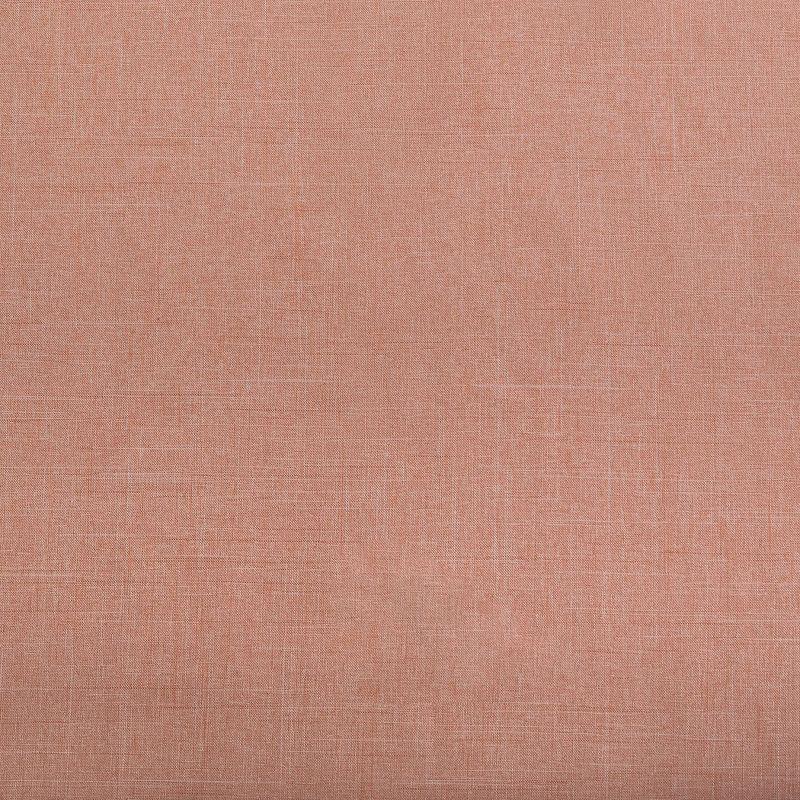 40"x84" No. 918 Light Filtering Semi-Sheer Joshua Heathered Texture Tab Top Curtain Panel Pink: Modern Sheer Curtain