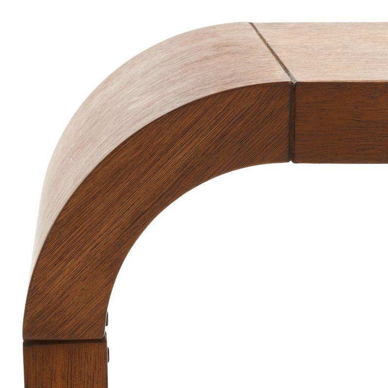 Liasonya Curved Console Table - CNS6604A - Brown - Safavieh