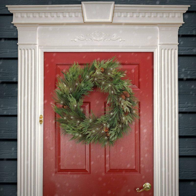 Lighted Wreath