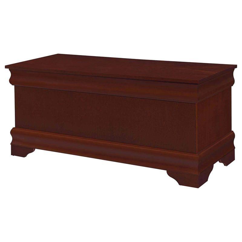 Coaster Pablo Traditional Rectangular Wood Cedar Chest Warm Brown