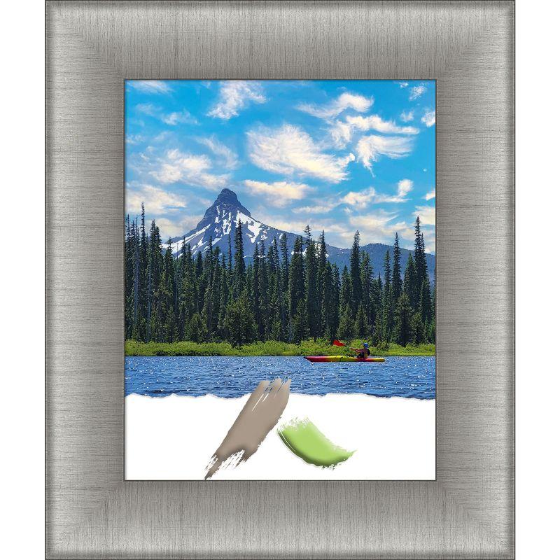 Elegant Brushed Pewter 19" x 16" Picture Frame