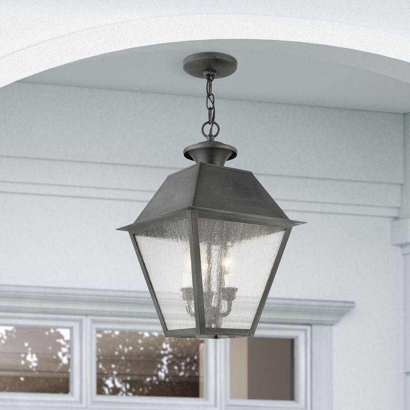 Livex Lighting Mansfield 3 - Light Pendant in  Charcoal