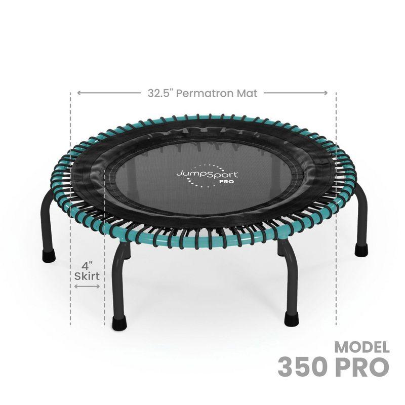 JumpSport 350 PRO Indoor Heavy Duty Fitness Trampoline