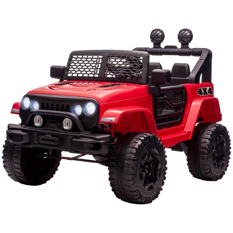 Aosom 12 Volt 1 Seater All-Terrain Vehicles Battery Powered Ride On with Remote Control