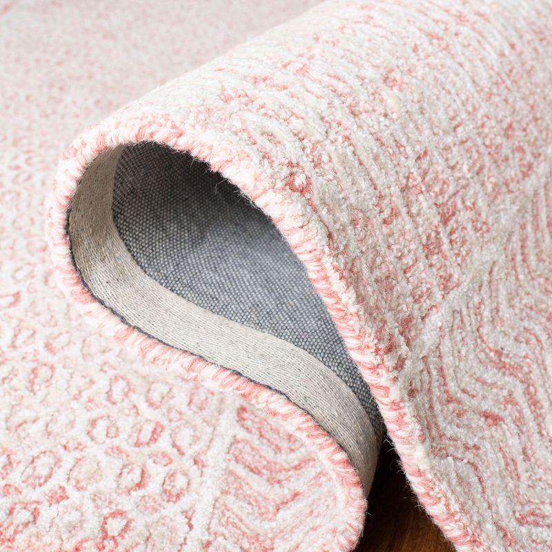 Glamour GLM538 Hand Tufted Indoor Area Rug - Light Pink/Ivory - 4'x6' - Safavieh