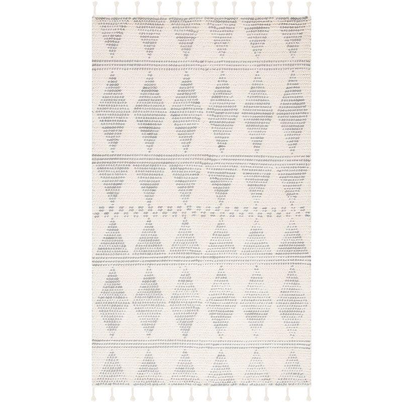 Casablanca CSB488 Hand Woven Area Rug - Ivory/Grey - 5'x8' - Safavieh.