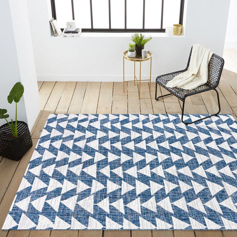 Andratx Modern  Geometric Indoor/Outdoor Area Rug - JONATHAN Y