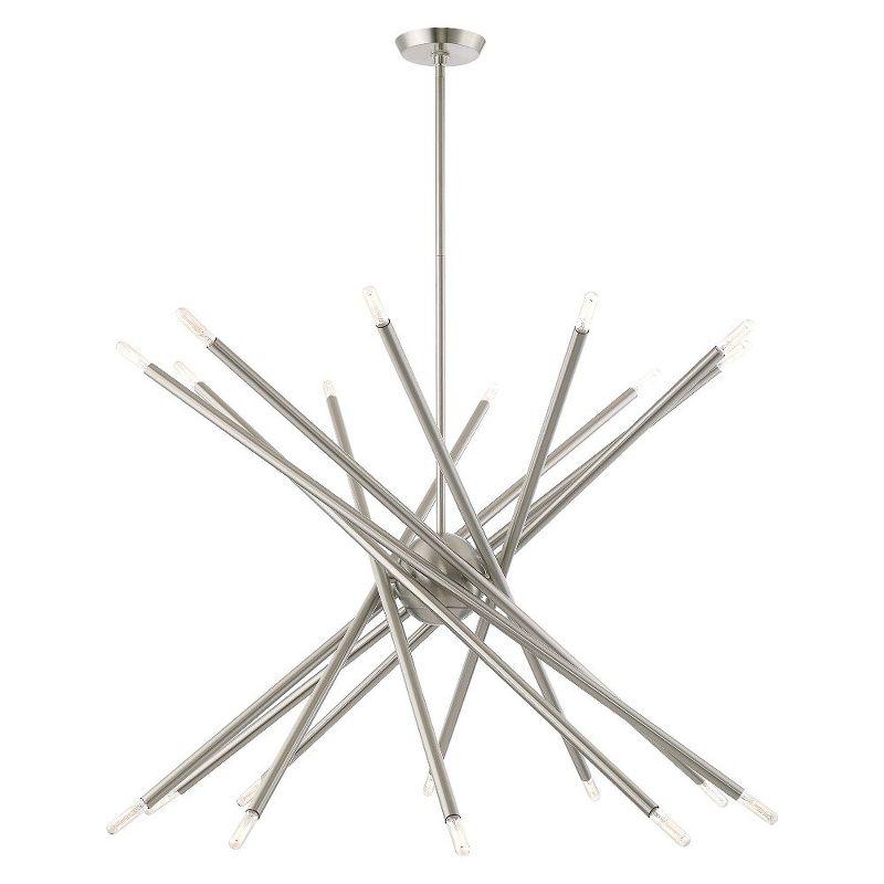 Livex Lighting Soho 20 - Light Chandelier in  Brushed Nickel