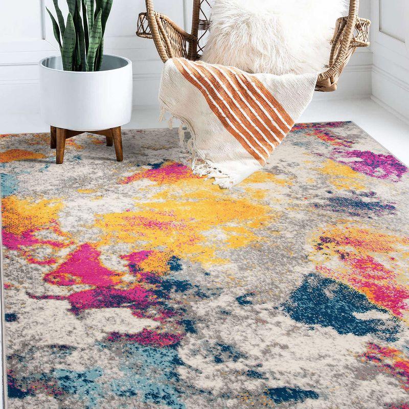 World Rug Gallery Abstract Contemporary Area Rug