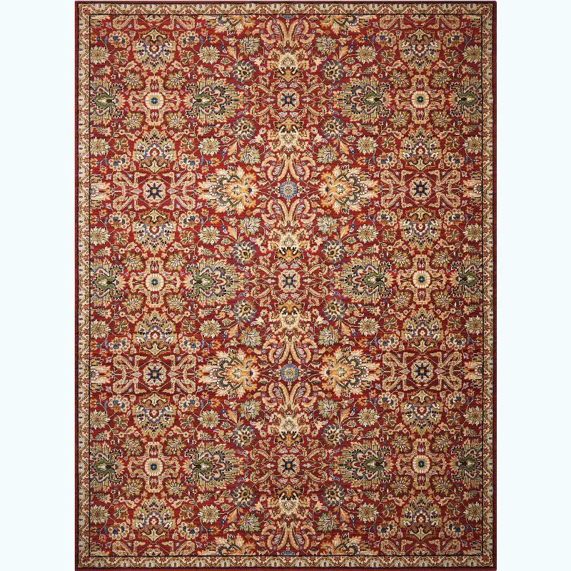 Nourison Timeless Red Area Rug TML17 8'6" x 11'6"