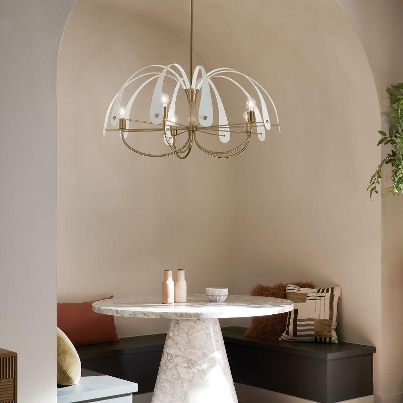 Kichler Lighting Petal 5 - Light Chandelier in  Champagne Bronze