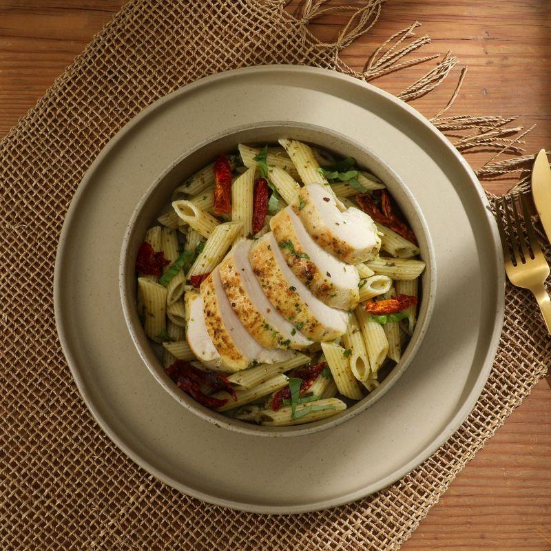 Gibson Elite Gibson Elite Tatum Premium Porcelain Matte Reactive Glaze 16 Piece (Service for 4) Plates and Bolws Stackable Dishes Ceramic Dinnerware