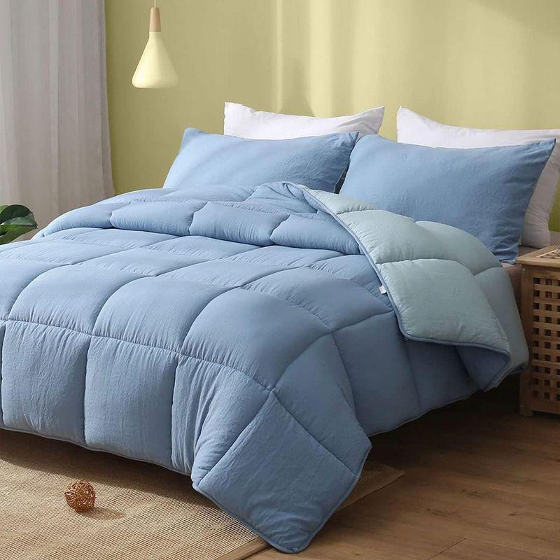 APSMILE Reversible Ultra Soft Fluffy Microfiber Bed Comforter