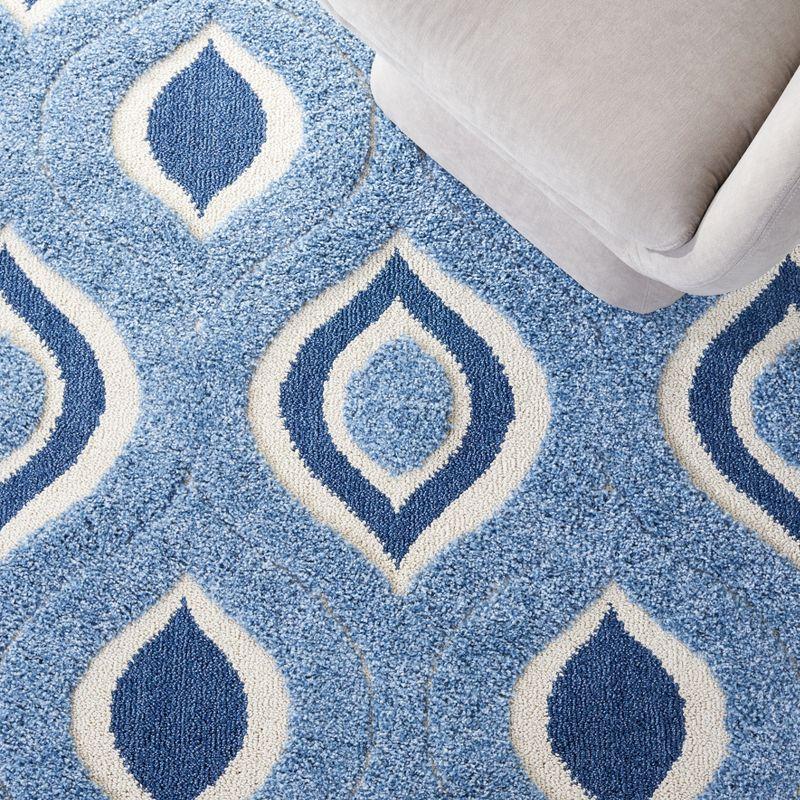 George Oliver Florida Shag Performance Geometric Rug