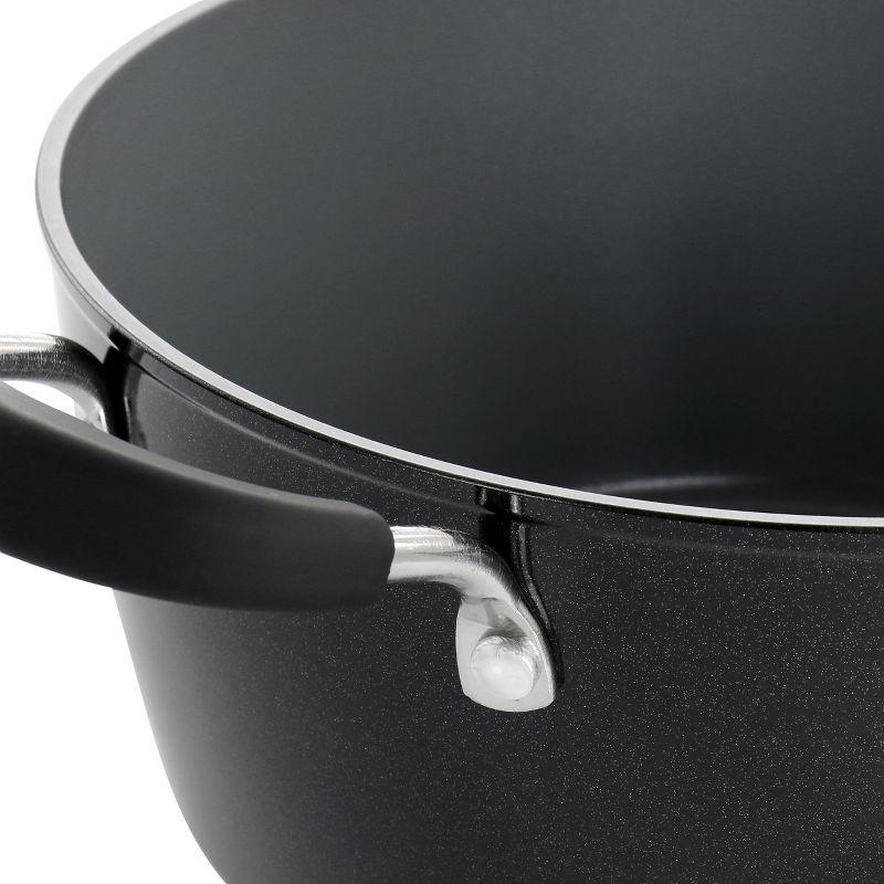 Kenmore Arlington 4.5 Quart Non-Stick Black Aluminum Dutch Oven