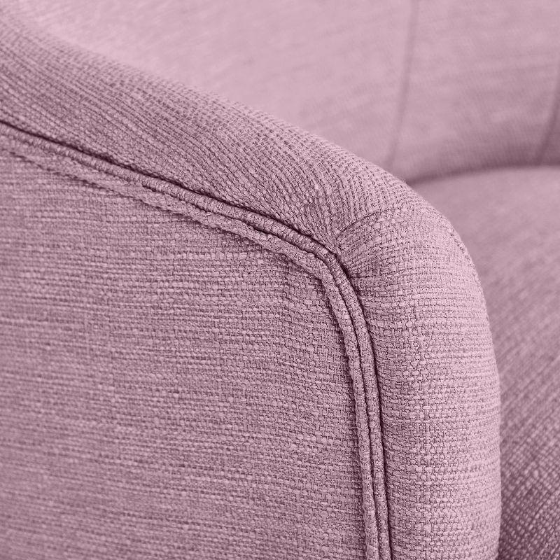 Serta Style Leighton Home Office Chair Fresh Lilac : Upholstered, Adjustable, with Fixed Arms & Wood Frame
