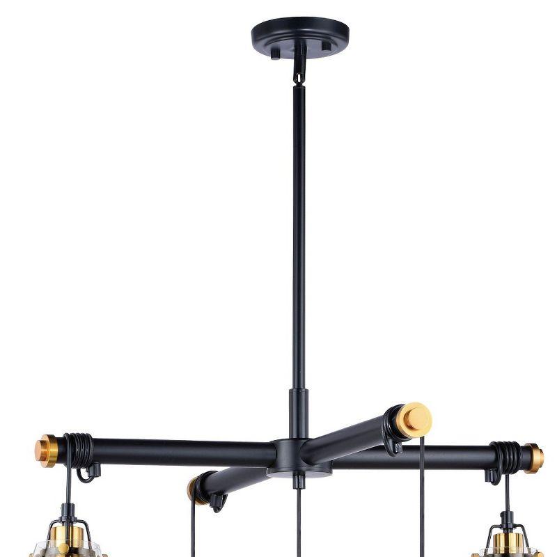 Vaxcel Kassidy 5 - Light Chandelier in  Black