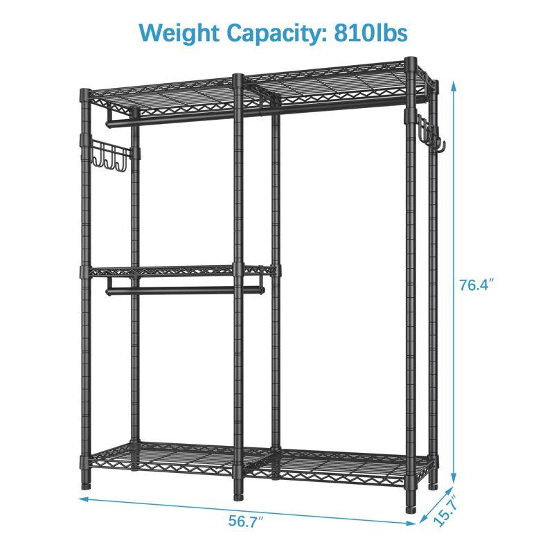 VIPEK V4 Garment Rack Bedroom Armoires Compact Freestanding Closet Storage Organizer