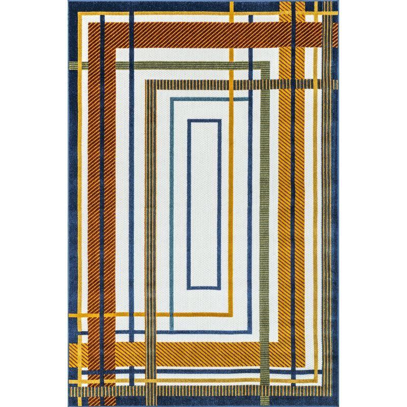 nuLOOM Bennie Transitional Striped Indoor/Outdoor Patio Area Rug