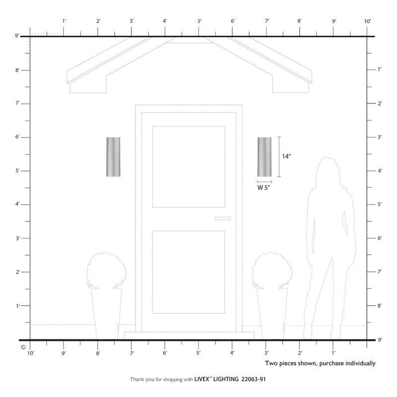 Livex Lighting Bond 1 - Light Wall Light in  Brushed Nickel