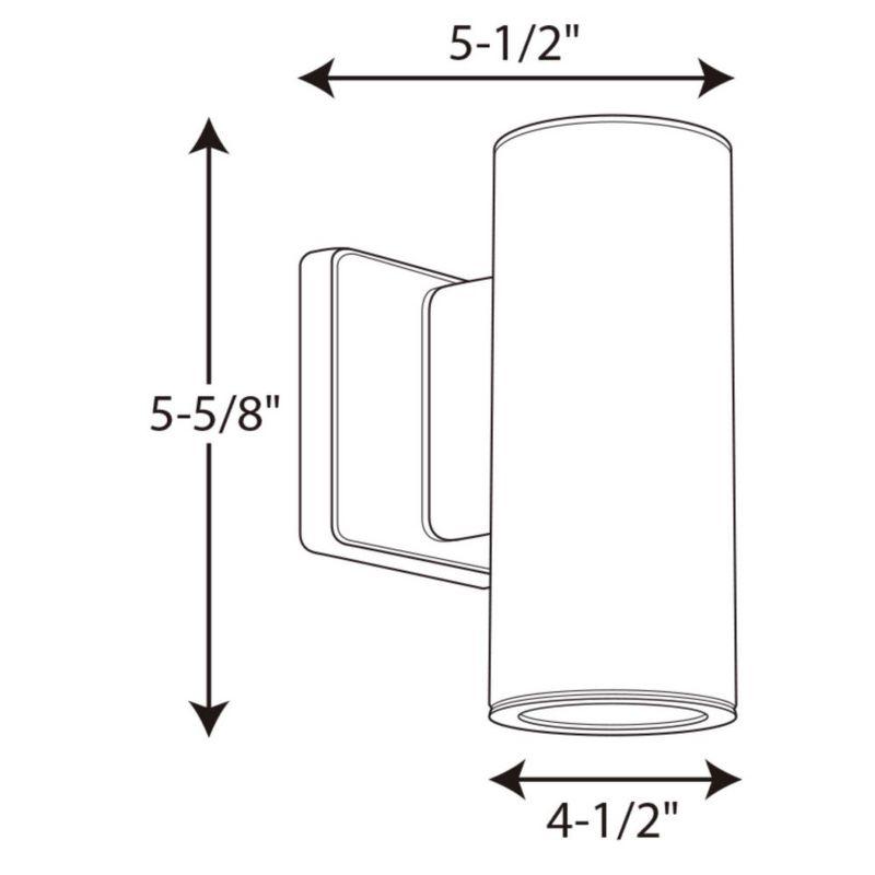 Satin Nickel Cylinder Dimmable LED Wall Sconce