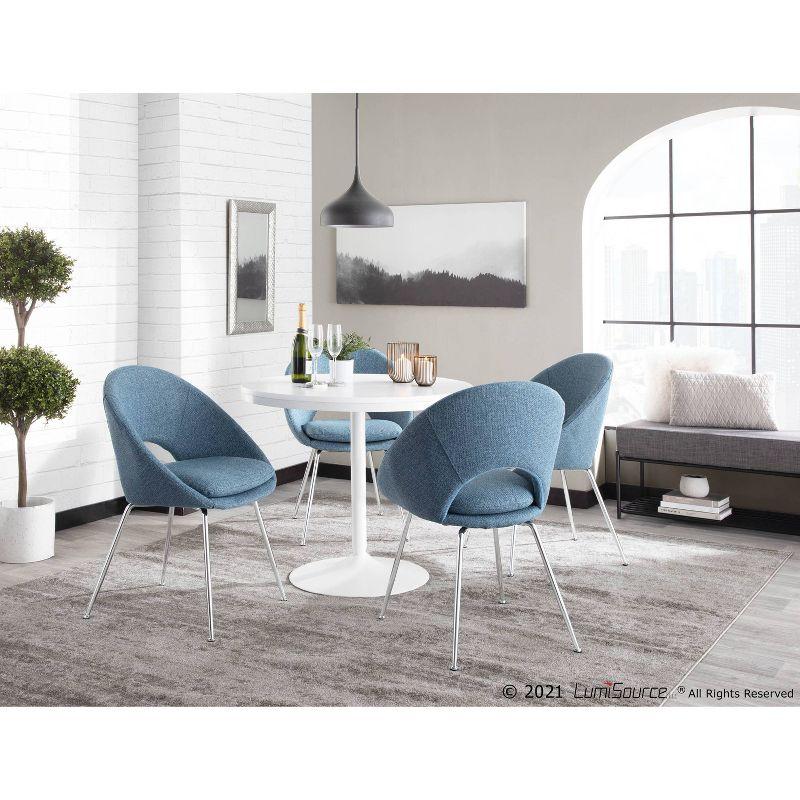 36" Dakota Industrial Round Dining Table - LumiSource