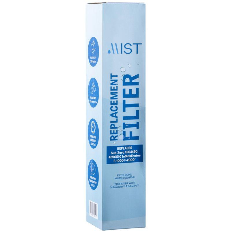 Mist Replacement Compatible with Sub-Zero 4204490, Insinkerator F-1000 F-2000 Refrigerator Filter