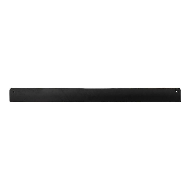 Kate & Laurel All Things Decor 36" Mezzo Modern Metal Ledge Shelf Black: Wall Mounted, No Assembly Required