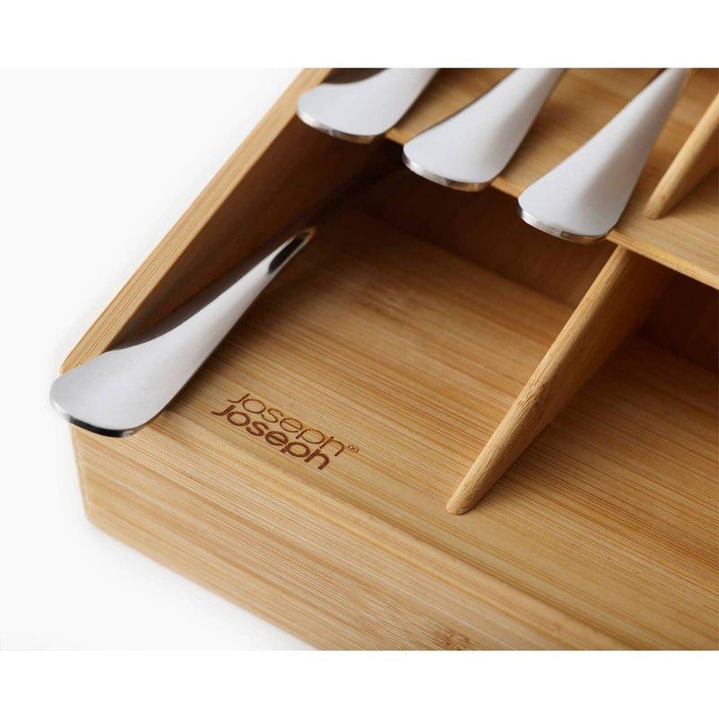 Joseph Joseph DrawerStore Large Bamboo Silverware Organizer