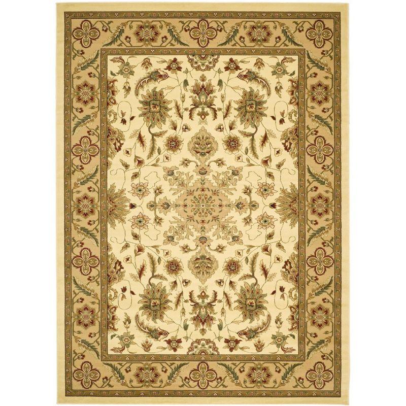 Elegant Beige Hand-Tufted Synthetic Area Rug 8' x 11'
