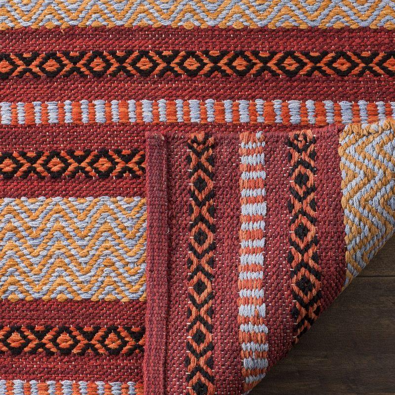 Montauk MTK214 Hand Woven Indoor Area Rug - Red/Ivory - 5'x8' - Safavieh