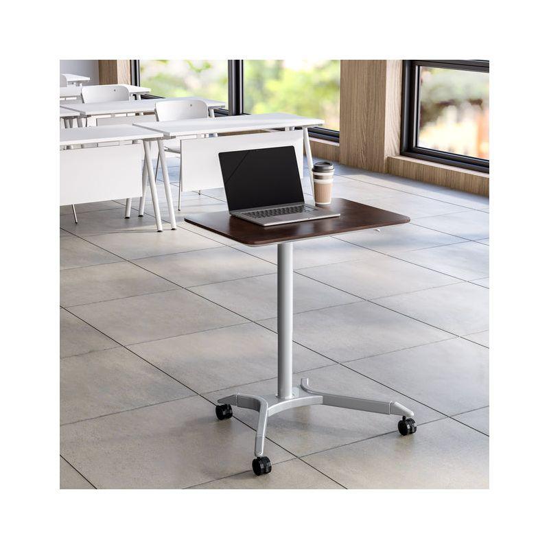 Seville Classics AIRLIFT® airLIFT 28" W Adjustable Height Rolling Laptop Desk Stand