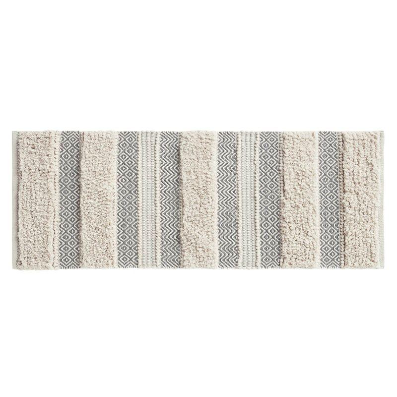 Asher Cotton Blend Bath Rug with Non-Slip Backing