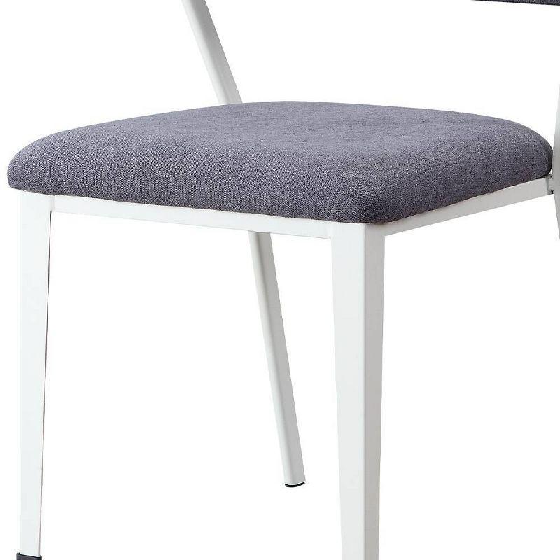 Cargo Fabric Upholstered Metal Side Chair