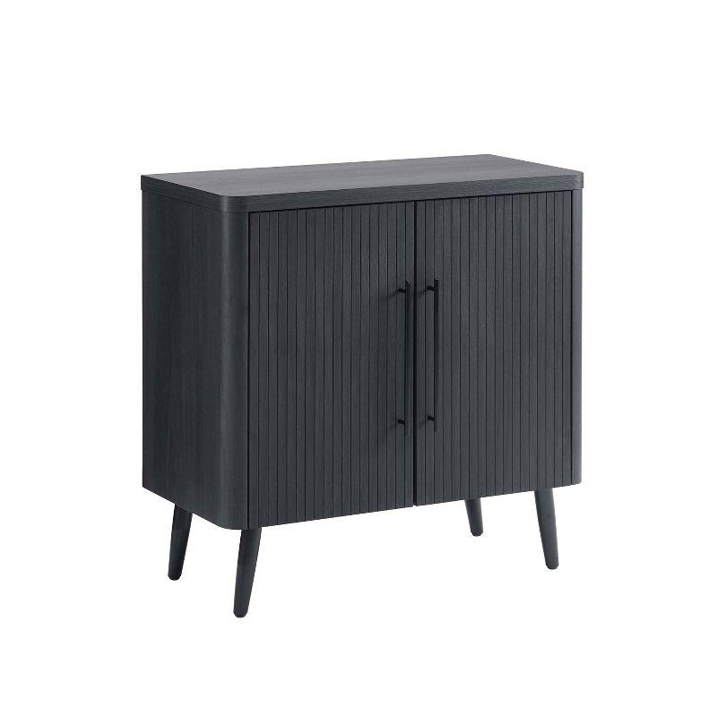 Manhattan Comfort Jodie Mid-Century Modern Accent Cabinet with 2 Shelves