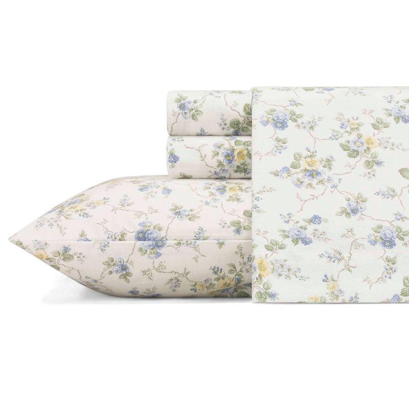 Laura Ashley Laura Ashley Cotton Flannel Cozy Sheet Sets