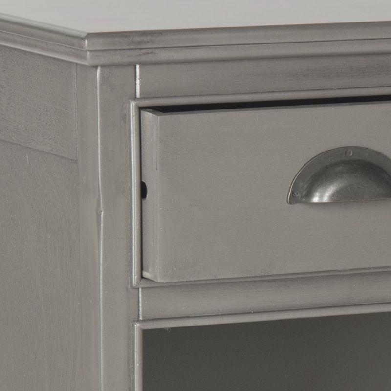 Prudence Book Shelf - AMH5727 - Grey - Safavieh Couture