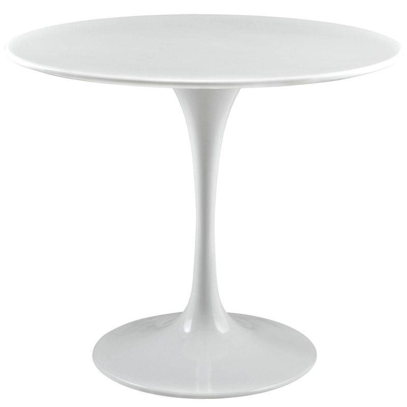 Lippa 36" Round White Top Wood Dining Table