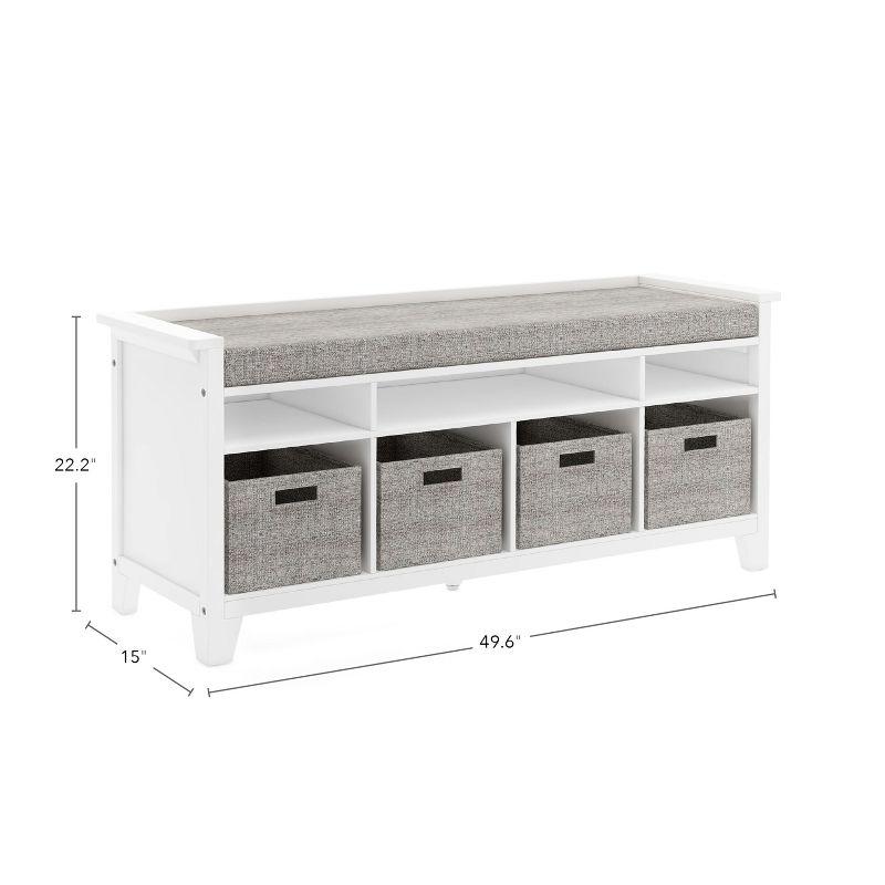 Martha Stewart Living & Learning Kids Storage Bench with Shelves