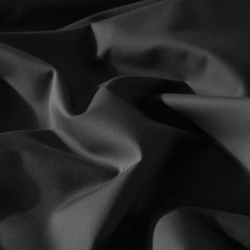 100% Cotton Zippered Pillow Protector (2 pck) King - Black