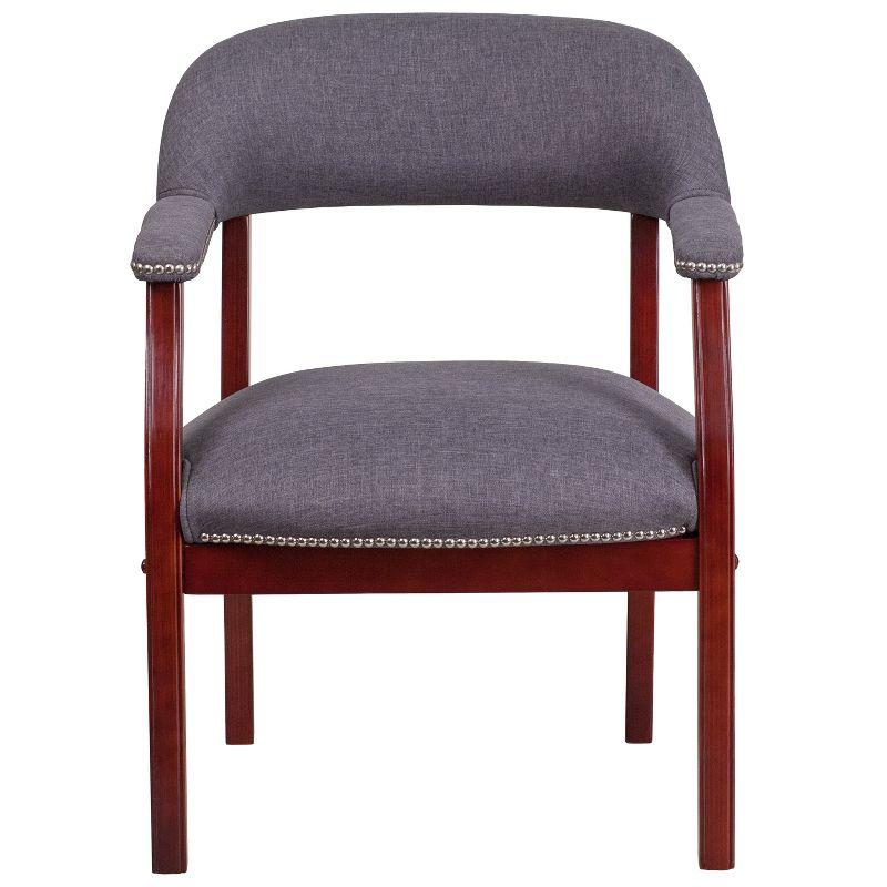 Emma and Oliver Gray Fabric Luxurious Conference Chair